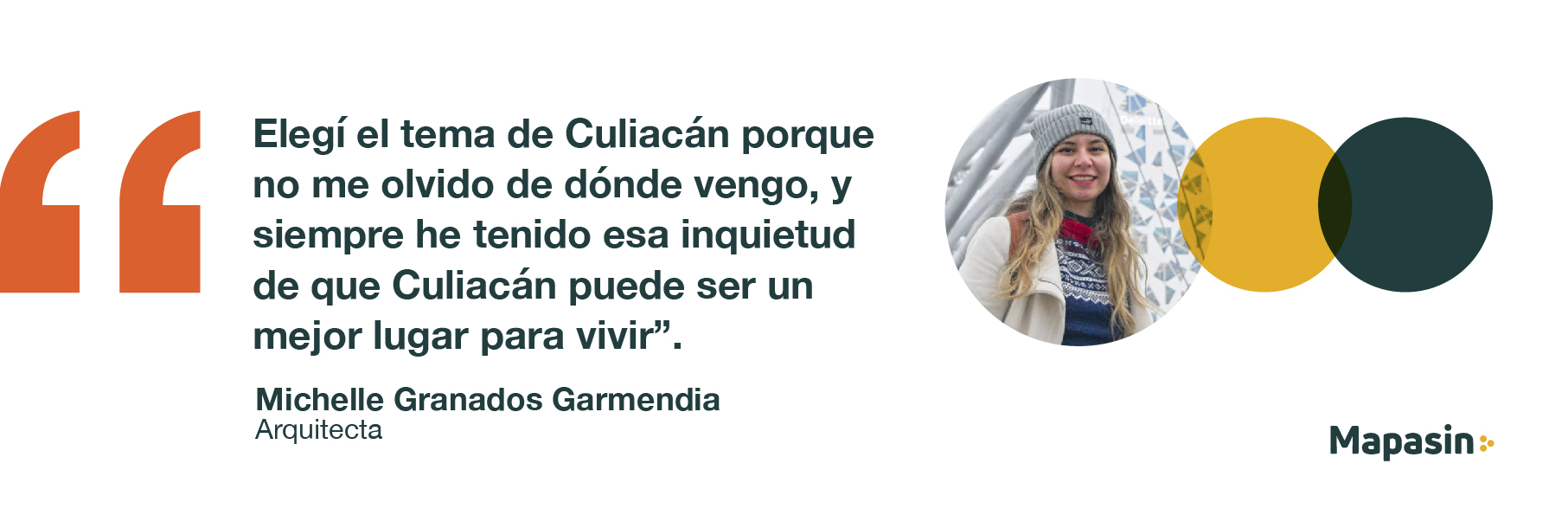 propuesta de infraestructura verde para Culiacán, la arquitecta culiacanense Michelle Granado